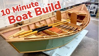 10 Minute Boat Build  Boat Build Start to Finish [upl. by Aikimat]