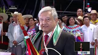 Primer discurso del presidente López Obrador en el zócalo de la Ciudad de México  Toma de posesión [upl. by Sperry]