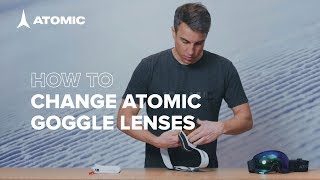 How to change the lenses of your Atomic ski goggles [upl. by Ader243]