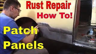 Patch Panels Quarter Panel Rust Repair How To [upl. by Fleeta]