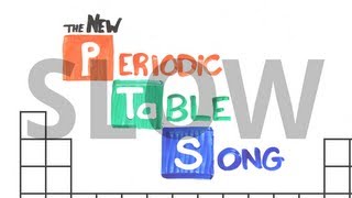 SLOW quotThe NEW Periodic Table Song In Orderquot AsapSCIENCE 2013 [upl. by Assener887]