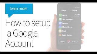 How to Setup a Google Account  Jitterbug Smart [upl. by Gnot274]