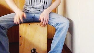 Cajon Tutorial Basic Beat Lesson [upl. by Ardnayek]