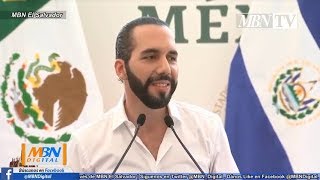 Nayib Bukele Discurso Completo en México con el Presidente Andrés Manuel Lopez Obrador [upl. by Nanda]