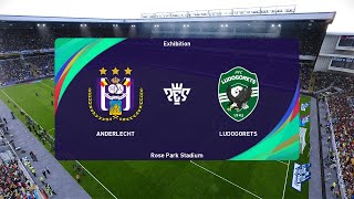 Anderlecht vs Ludogorets 24102024 UEFA Europa League PES 2021 [upl. by Marna]