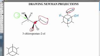 Drawing newman projections [upl. by Youngran]