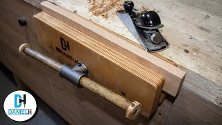 Woodworkers vise  a diy woodworking project [upl. by Ahsinrad]