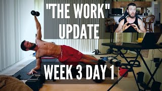 quotThe Workquot Beachbody Workout Update  Week 3 Day 1 [upl. by Schindler]