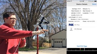 Pointing a TV Antenna with TV Towers USA [upl. by Navetse]