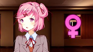 Telling Natsuki that Im a Girl  quotJust Natsukiquot Mod [upl. by Eciryt]