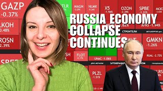 RUSSIA ECONOMY COLLAPSE CONTINUES FALLING STOCKS MORTGAGES LOGISTICS Vlog 967 War in Ukraine [upl. by Esirtal]