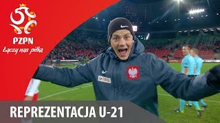 U21 Skrót meczu Polska  Niemcy 10 [upl. by Sirap605]