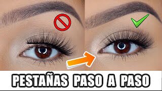 TRUCOS PARA APLICAR PESTAÑAS POSTIZAS  PRINCIPIANTES  AbrilDoesMakeup ♡ [upl. by Harolda]