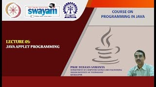 Lecture 05 Java Applet Programming [upl. by Anuaf]