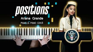 Ariana Grande  positions  Piano Cover by Pianella Piano [upl. by Noiztneb]