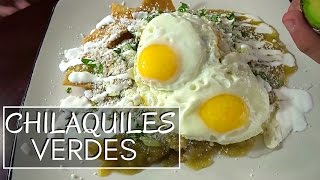 Chilaquiles Verdes con Huevo  La Capital [upl. by Marzi686]