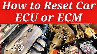 How to reset ECU or ECM of a car [upl. by Rozalie554]