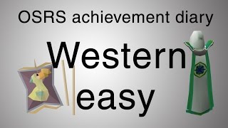 OSRS Western provinces easy diary guide [upl. by Irrok587]