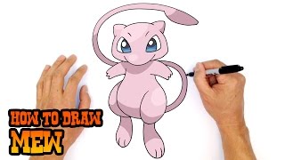 How to Draw Pokemon  Mew [upl. by Barkley]