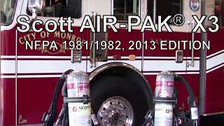 Scott Safety AirPak X3 SCBA Quick Start Video [upl. by Nye]