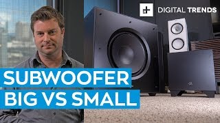 Big Subwoofer vs Small Subwoofer Comparison [upl. by Yzzo504]