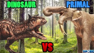 Carnotaurus vs Deinotherium  SPORE [upl. by Eile]