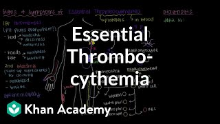 What is essential thrombocythemia  Hematologic System Diseases  NCLEXRN  Khan Academy [upl. by Reitrac977]