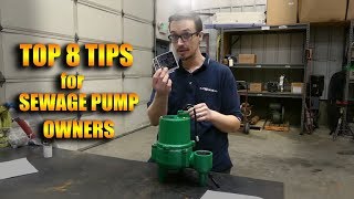 8 Things Sewage Pump Owners NEED to Know [upl. by Bounds919]