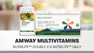 Amway Multivitamins Nutrilite Double X amp Nutrilite Daily  Amway [upl. by Nylauqcaj]