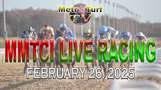 26 February 2025  Philippines Horse Racing Live  Metro Manila Turf Club Inc [upl. by Corly]