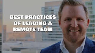 How to Effectively Lead a Remote Team [upl. by Ellehc]