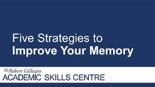 Five Strategies to Improve Your Memory [upl. by New]