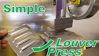 SIMPLE Homemade Louver Press [upl. by Richer172]