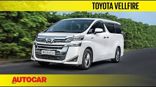 Toyota Vellfire Review  The SuperInnova  First Drive  Autocar India [upl. by Anikes]