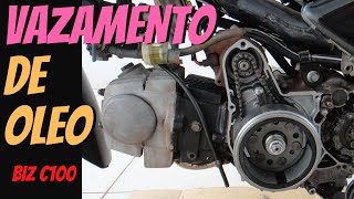 Vazamento de Oleo  Biz C100  Tutorial [upl. by Noved774]