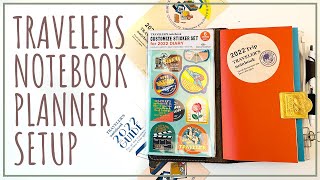 2022 TRAVELERS NOTEBOOK PLANNER SETUP  Household Planner [upl. by Jenine]