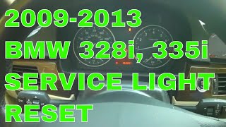 How to RESET 200913 BMW 328i 335i SERVICE Light  Quick and simple [upl. by Ardekahs13]