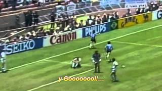 Maradona Goal of the Century  Víctor Hugo Morales commentary  ArgentinaEngland 21 1986 [upl. by Conn927]