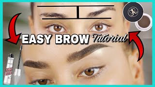 UNEVEN EYEBROW TUTORIAL STEP BY STEP  Sahony Bourdier [upl. by Adelice]