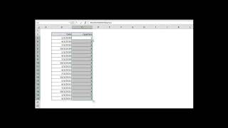 How to create a Quarter formula in Excel [upl. by Nilram67]