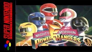 Longplay SNES  Mighty Morphin Power Rangers 4K 60FPS [upl. by Eldnik]