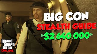 UPDATED 2 PLAYER HARD STEALTH GUIDE Big Con Gruppe Sechs  GTA Online Casino Heist Walkthrough [upl. by Sej]