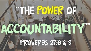 SERMON  quotThe Power of ACCOUNTABILITYquot Liberty Campus [upl. by Ahsoem687]