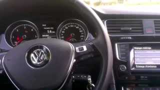 Volkswagen Golf 7  Système ACC [upl. by Noiram]