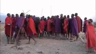 Maasai Dancing and Jumping [upl. by Eniluqaj]