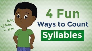 4 Fun Ways to Count Syllables [upl. by Lock]