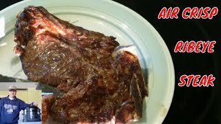 AIR CRISP Ribeye Steak Ninja Foodi [upl. by Sawyer]