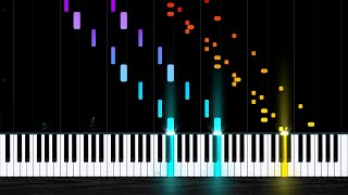 FantaisieImpromptu Op 66  Frédéric Chopin Piano Tutorial Synthesia [upl. by Nertie]