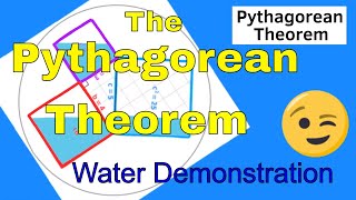 The Pythagorean Theorem Water Demonstration [upl. by Mosier]