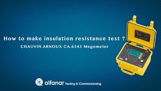 How to make insulation resistance test [upl. by Alamaj]